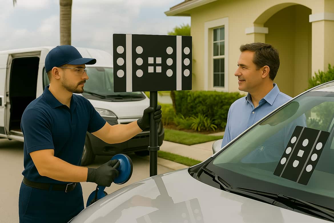 ADAS calibration after windshield replacement